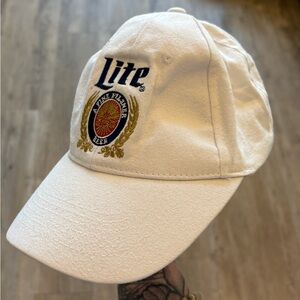 Miller lite embroidered hat